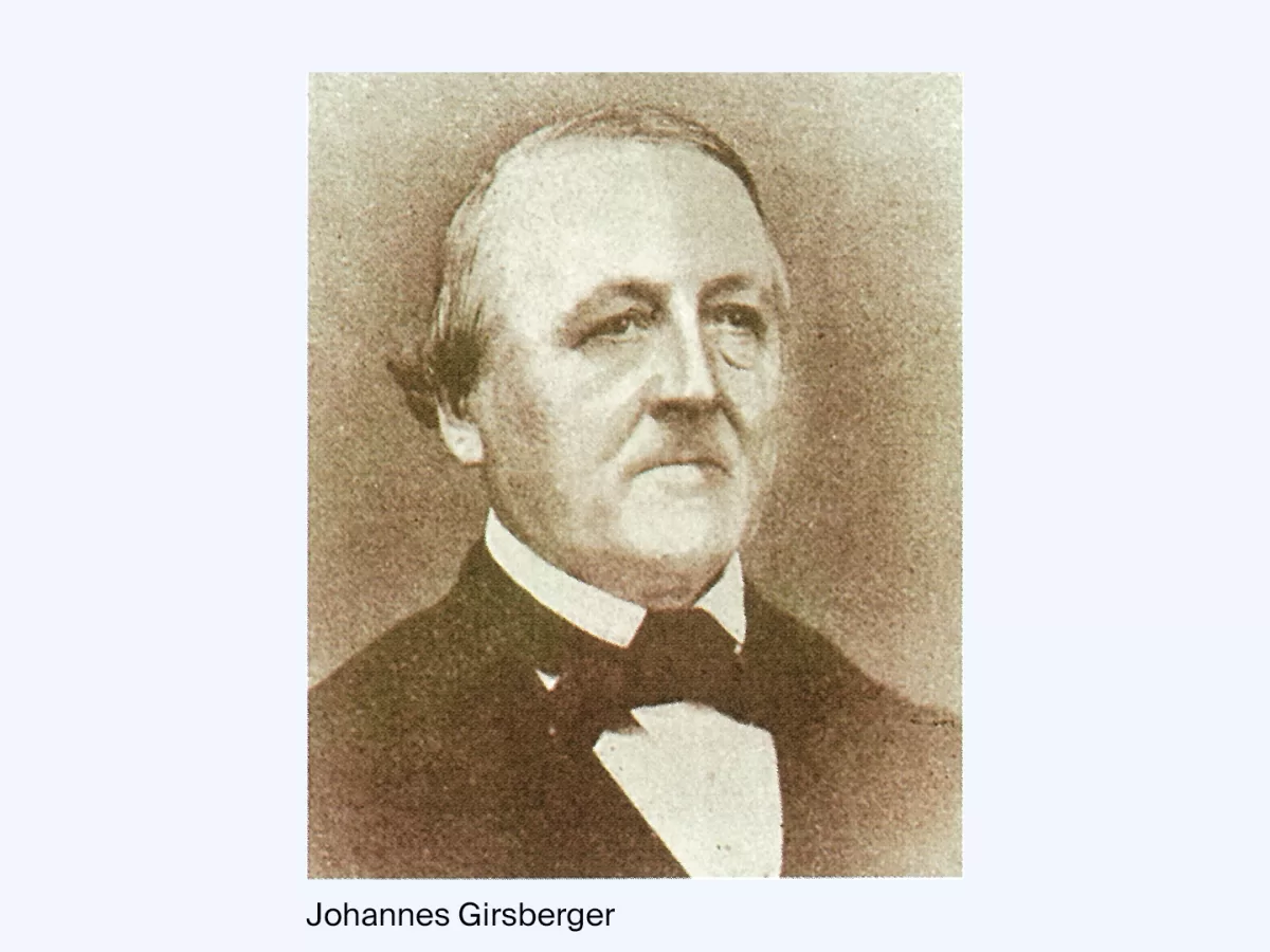 Sparhafen 1850 Johannes Girsberger